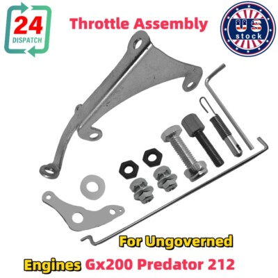 #ad Steel Throttle Assembly Kit For Ungoverned Engines Gx200 Predator 212 US $11.69