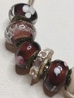 Rare vintage 82K Sweet elements chain bracelet + hand made European glass beads — photo 8