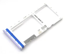 OEM MOTOROLA MOTO G30 XT2129-1 ORIGINAL PASTEL SKY MICRO SD SIM CARD HOLDER TRAY