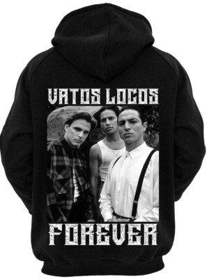 Vatos Locos Forever Heavyweight Pullover Hoodie  Chicano Chicana Lowrider