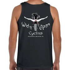 Wide Open Cycles Spread Eagle Tank Top