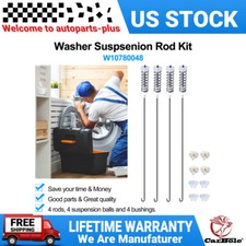 Update W10780048 Washer Suspension Rod Kit For Whirlpool Kenmore Amana Maytag