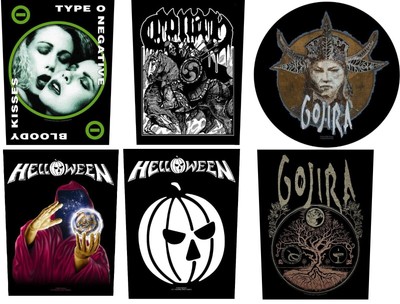 OFFIZIELLER RÜCKAUFNÄHER - TYP O NEGATIV Gojira CONAN - RIESIGER AUFNÄHER