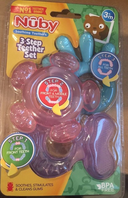 nuby three step teether