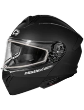 Castle X CX935 Matte Black Modular Snowmobile Helmet (S - 5XL)