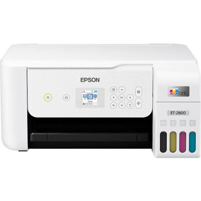 Epson EcoTank ET-2800 Color Inkjet All-In-One Printer - White