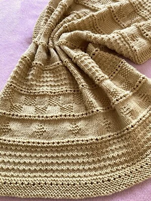DAISY GRAY KNITS Knitting Pattern ~ Livie Baby Blanket in DK ~ Paper Copy