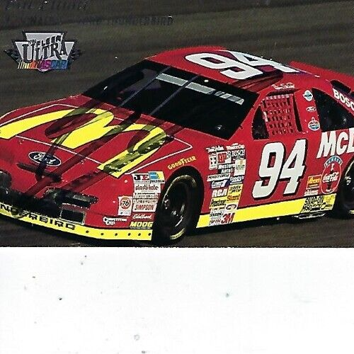 BILL ELLIOTT SIGNED 1996 FLEER ULTRA #35 - NASCAR | eBay