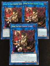 Yugioh Dharc The Dark Charmer RA03-EN048 1ST Secret X3 (NM)