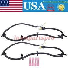 2PCS ABS Wheel Speed Sensor Wire Harness Front Left/Right For Chevrolet Impala