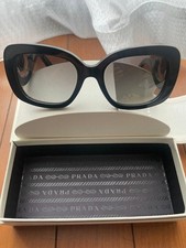 PRADA Black Baroque Sunglasses With Case