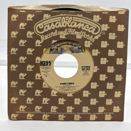 KISS Dynasty Single 7” I Was Made For Lovin' You Hard Times  1979 CASABLANCA
