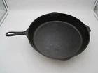 Griswold 719D No.12 Cast Iron Skillet with Heat Ring 13.25" Erie PA Small Logo