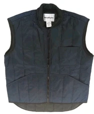 Men's Vest, Navy w/Black trim