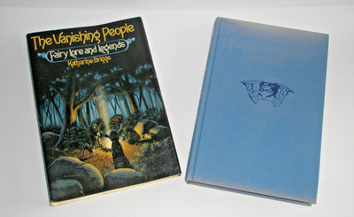 The Vanishing People Fairy Lore Legends Katherine Briggs HC DJ 1st American Ed