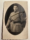 France CP Photo 8 Génie 1930 Insigne Bois Le Prêtre Infanterie Pattes De Col
