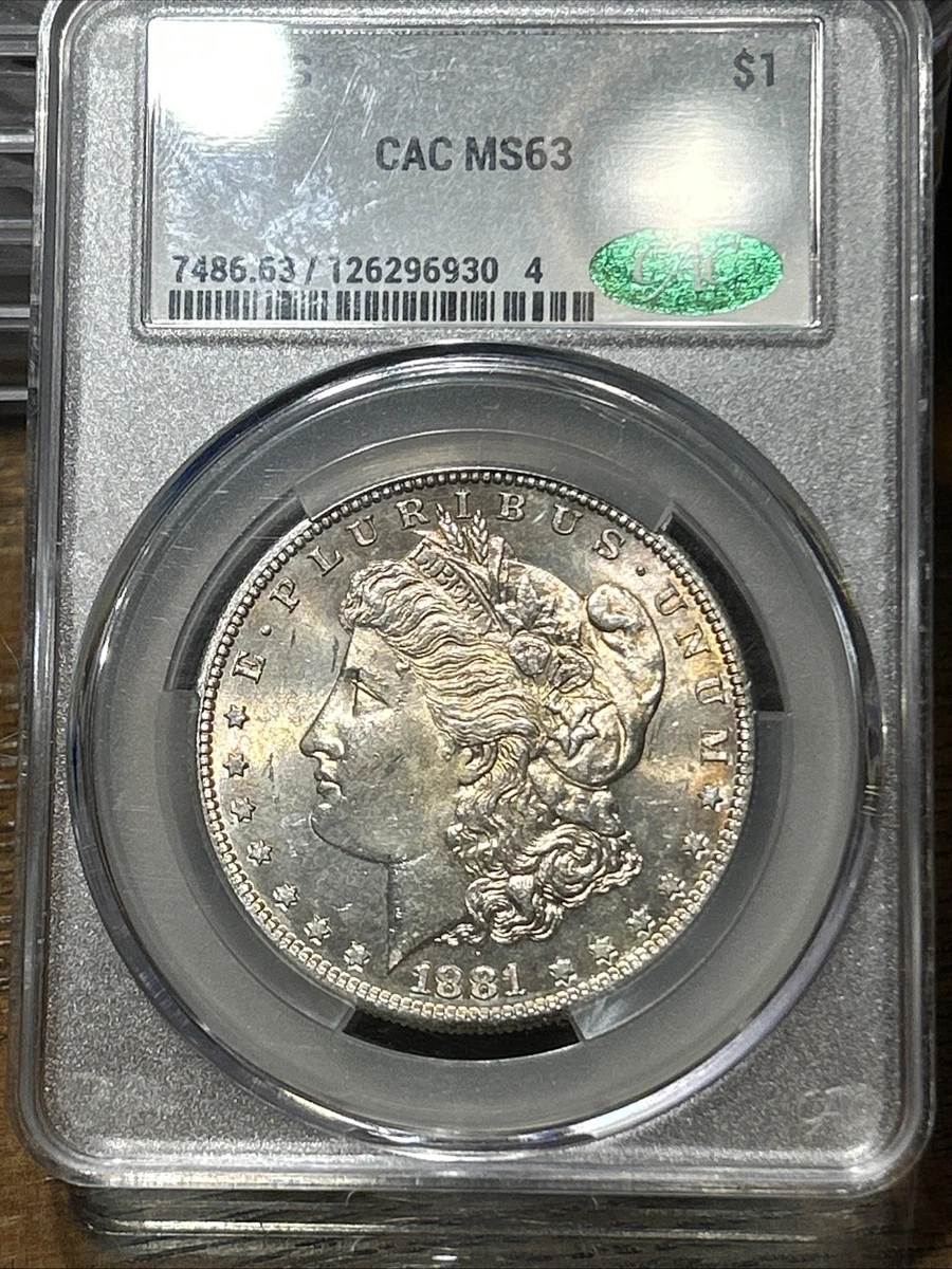 MS 63 Graded 1881 Year Morgan US Dollars (1878-1921) for sale | eBay