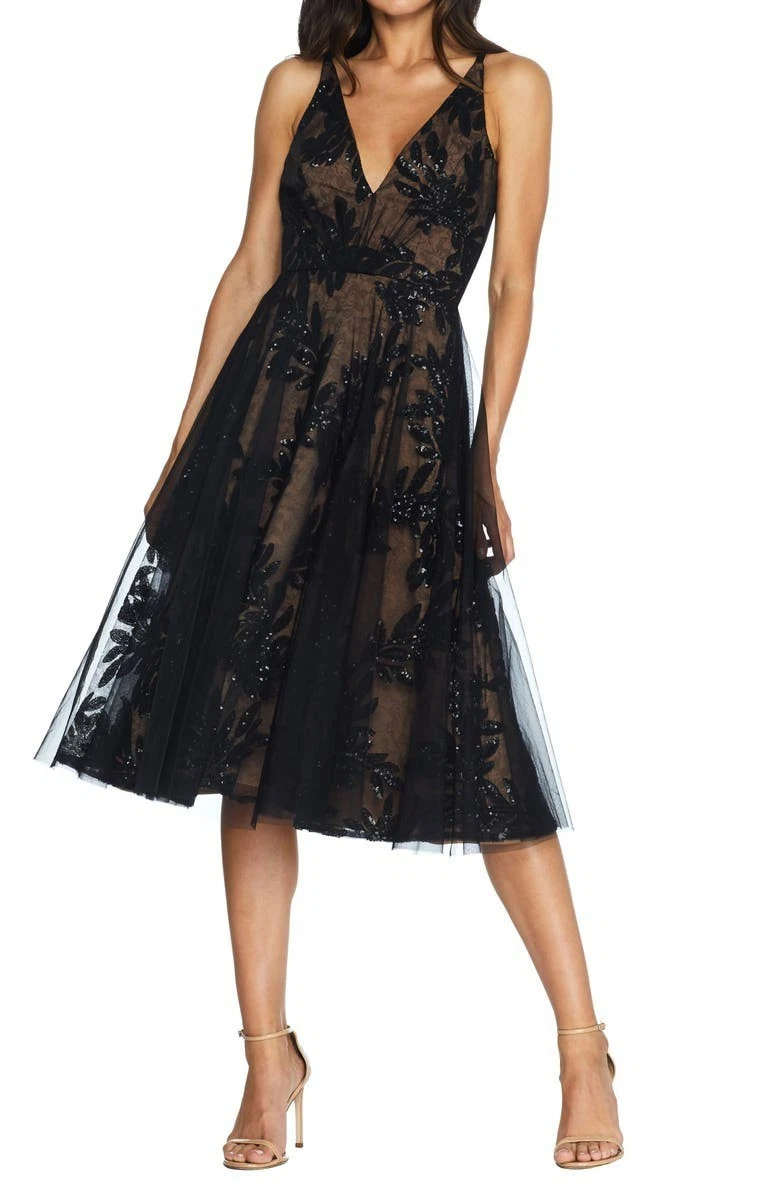 strapless open back dress Dress The Population Jordan Side Ruched Gown - Sky Multi main image 1