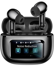 Wireless Earbuds, Ear Buds Active Noise Cancelling with Charging Case