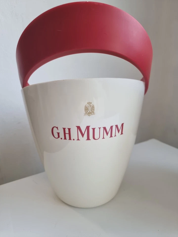 deux seaux à champagne publicitaires G.H MUMM designer Patrick Jouin brasserie - Photo 2/4