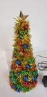 Vintage Holiday Fiber Optic LED Light Up Color Changing Christmas Table Tree 18" — photo 4