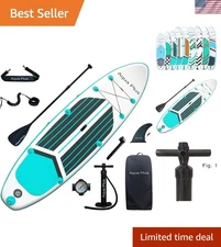 6inches Thick Inflatable SUP for All Skill Levels Stand Up Paddle Board,Paddl...