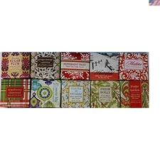 10-Piece Holiday Soap Gift Set - Enriched with Shea Butter & Essential Oils