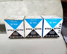 Stay-Brite Silver Bearing Solder Wire, 1 lb 1/8in dia, MPN 10001