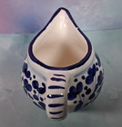 Hand-Painted Blue White Studio Art Made In Italy SIENA Single Serve Creamer — photo 6