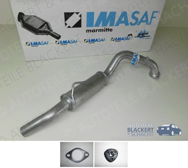 Imasaf ESD Auspuff Endtopf + Anbauteile für Opel Frontera B 2.2 DTI 3-TüRer-image