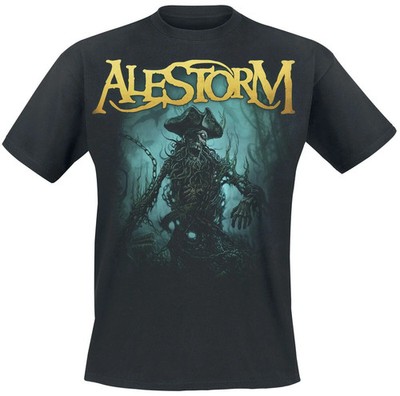 Alestorm T-Shirt Herren No grave but the sea schwarz Band-Merch, Bands
