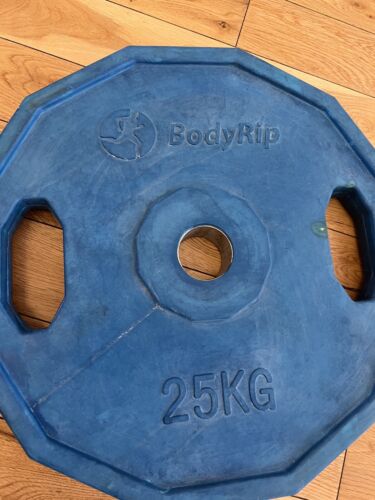 Bodyrip 2 x 25kg Rubber Olympic Weight Plates 50Kg Set - Imagen 4 de 8