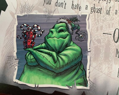 DISNEYLAND OOGIE 'S  HOLIDAY TRICKS & TREATS MAP HAUNTED MANSION HOLIDAY 2003
