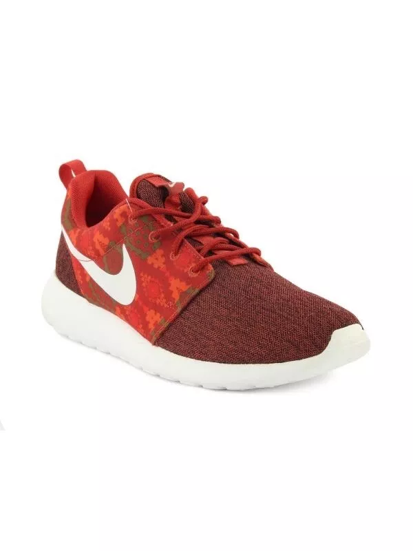 NEW Mens NIKE Run Print Shoe 655206-612 Cinnabar Orange Sail Size RARE | eBay