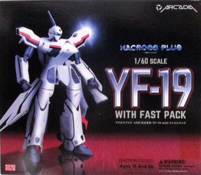 Arcadia Robotech Macross PLUS YF-19 with Fast Pack 1/60 Figure w
