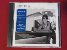 ELTON JOHN THIS TRAIN DON'T STOP HERE ANYMORE 2001 PROMO CD+HYPE STICKER 20696-2