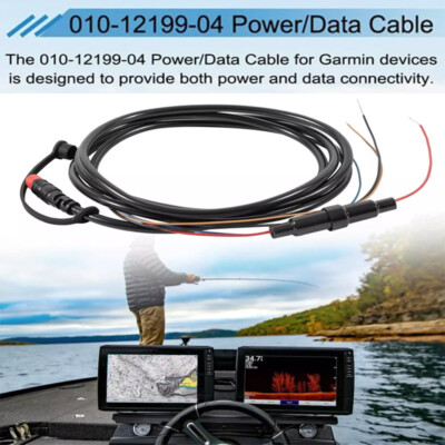 Power/Data Cable 4-Pin 010-12199-04 for Garmin Striker EchoMAP, Striker Series