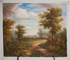 "Early Fall", Original Impressionism Fine Art Oil on Canvas, 24"x20"