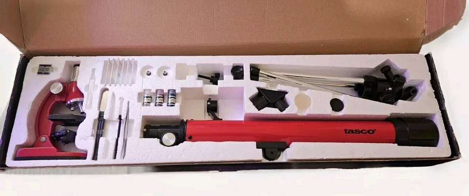 Tasco Specialty Telescope & Microscope Combo Kit 49TNW, Open Box, Not Used? - Image 3 of 4