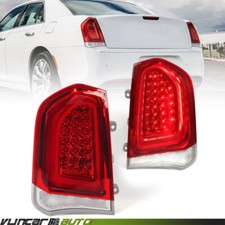 For Chrysler 300 2015-2023 Chrome Full Led Tail Lights Brake Taillamp Assembly For Chrysler 300 2015-2023 Chrome Full Led Tail Lights Brake Taillamp Assembly