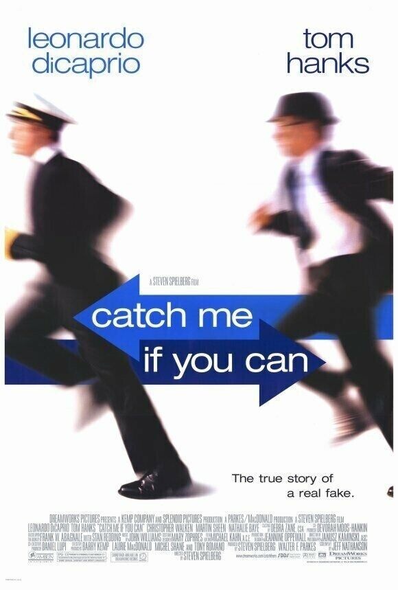 CATCH ME IF YOU CAN (2002) ORIGINAL MOVIE POSTER ROLLED DOUBLE-SIDED - Main Image
