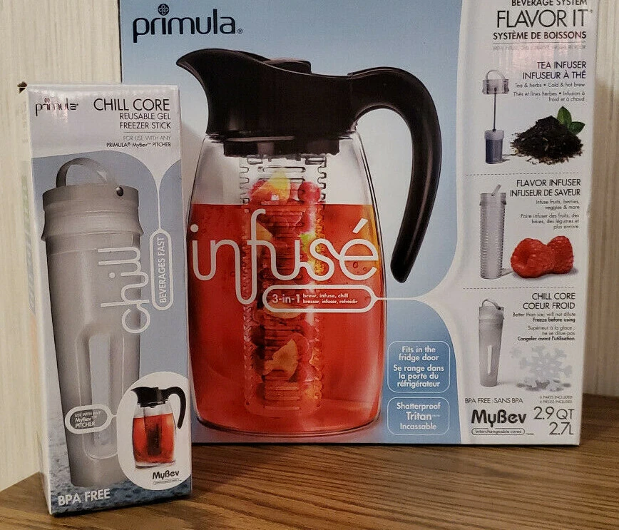 NIB Primula Beverage System 2.9QT 3 in 1 with Extra Chill Core