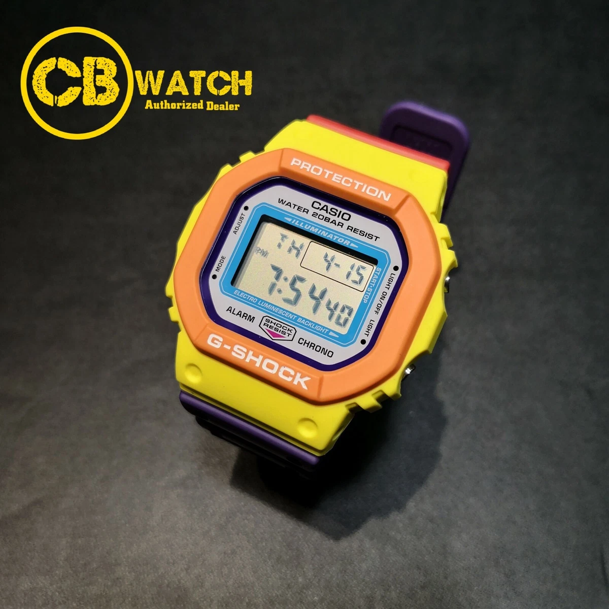 Casio G-SHOCK DW-5610DN-9 RARE MODEL Multi-Colored Watch