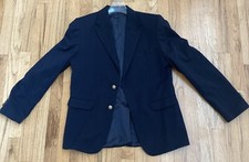 Class Club Dillards Boys Navy Blue Blazer/Jacket Brass Buttons Size 18