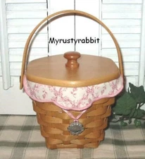 Longaberger 2001 Horizon Of Hope Basket Combo - Classic Stain