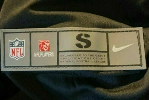 #7 Colin Kaepernick 旧金山 49 人队黑色/红色男式足球球衣 S = 真品 — 第 4/4 张图片