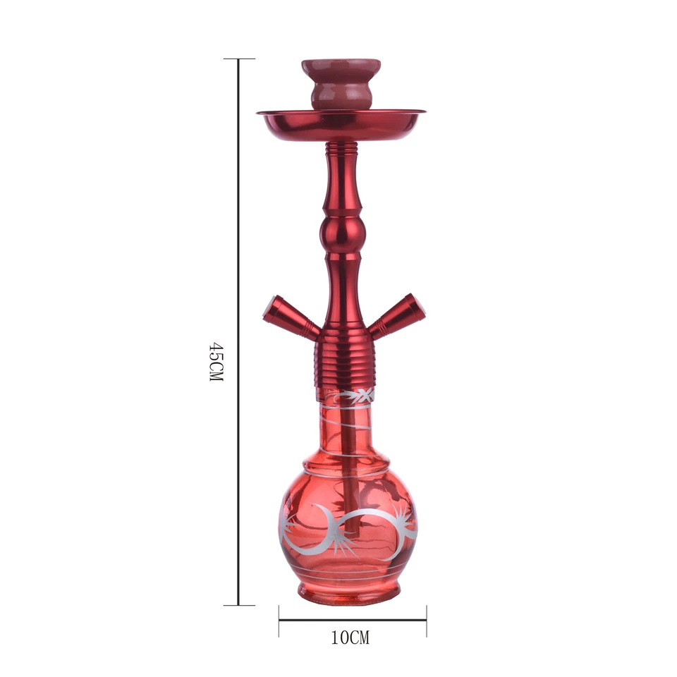 Wasserpfeife 2er Schlauch Shisha Nargile Set ca.55cm Orientalisch Hookah Aktion - Bild 3 von 4
