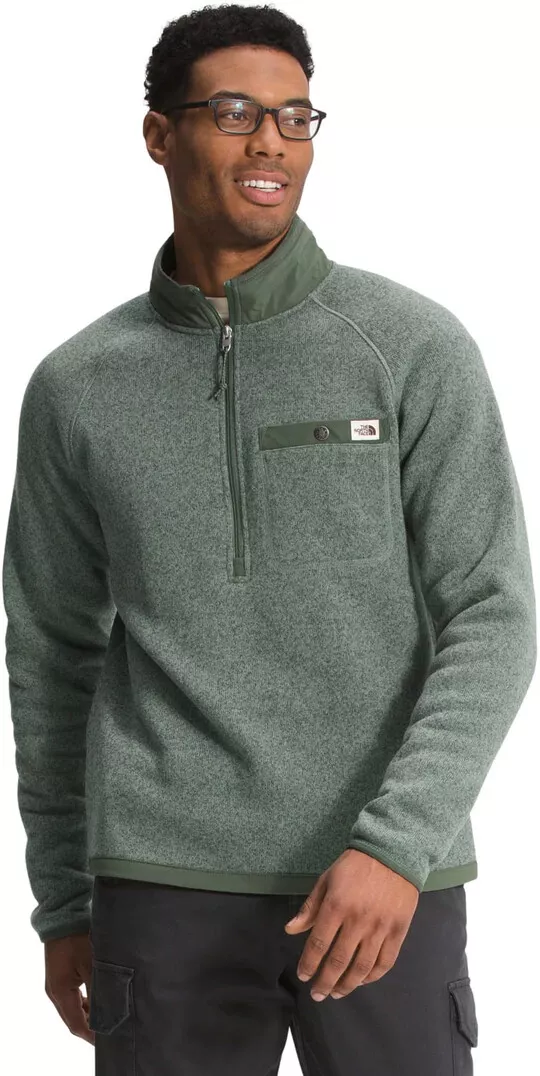 The North Face Men's Gordon Lyons Standard-Fit 1/4-Zip Fleece Sweater ~ XL $90