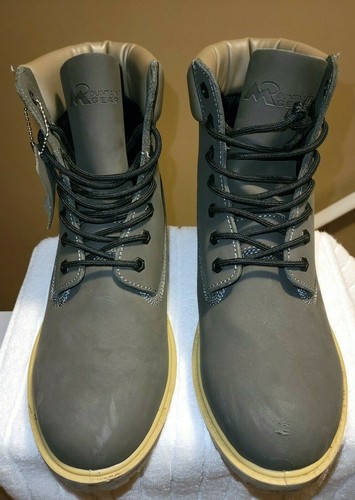 MENS MOUNTAIN GEAR LEATHER BOOTS, SIZE 
