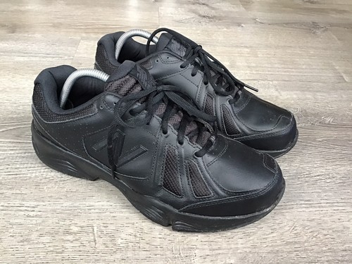 MX519AB2 Running Walking Black Leather 